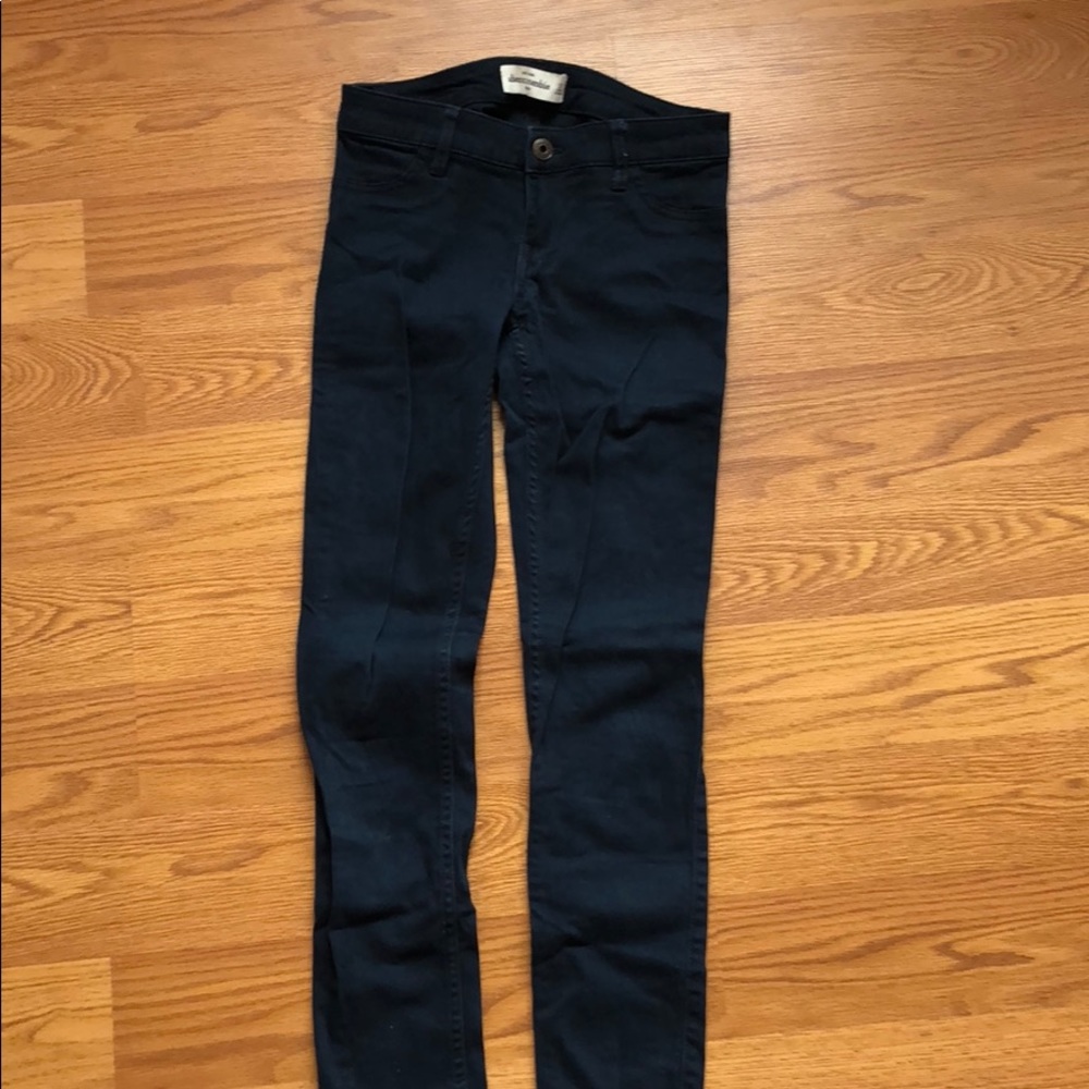 Black denim jeans